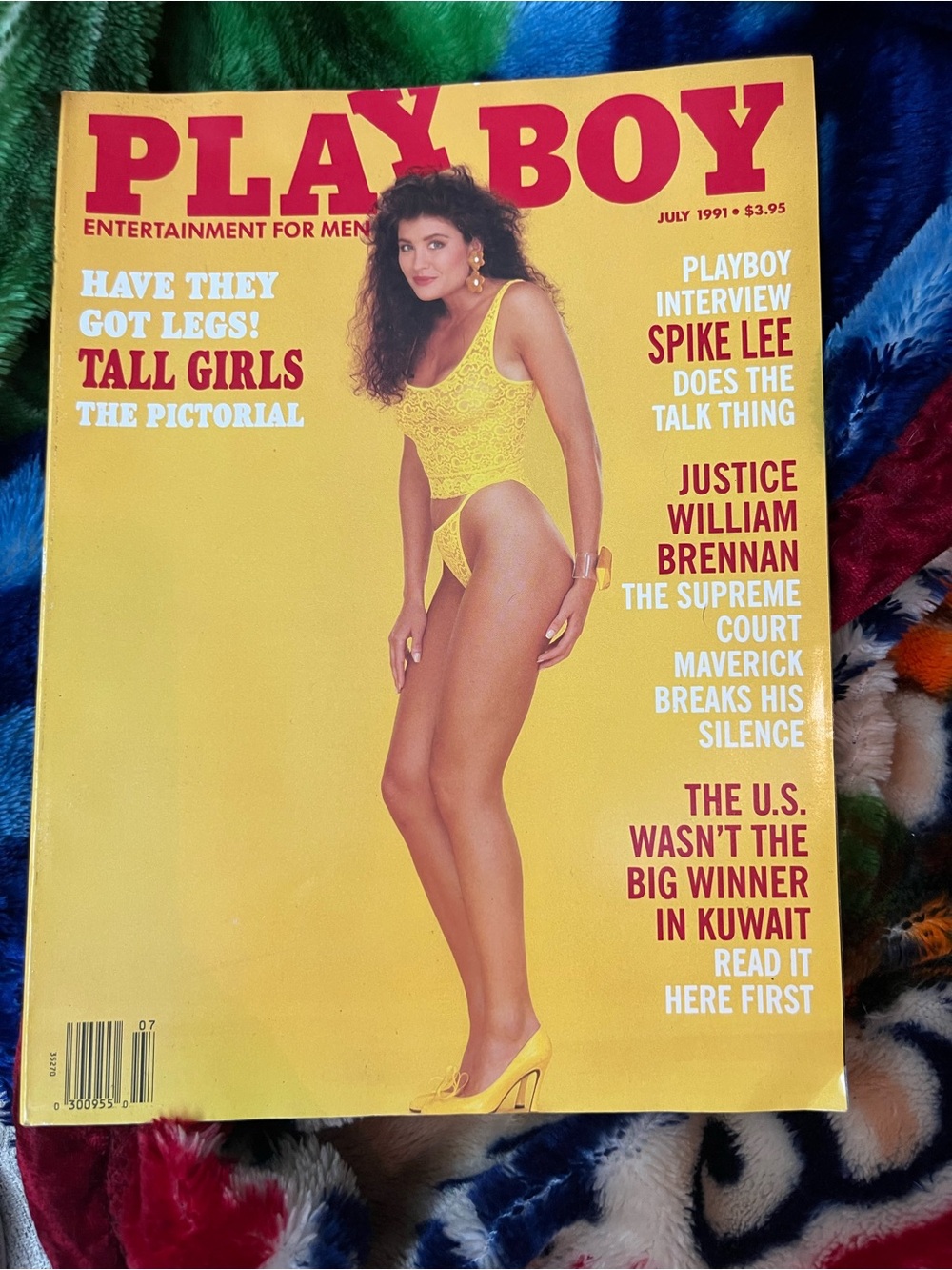 vintage issue of Playboy magazine from July 1991